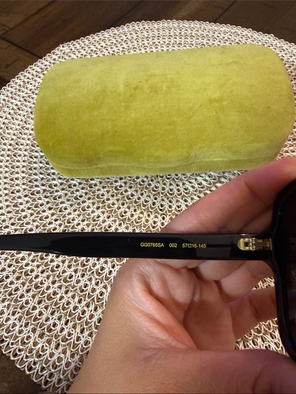 Gucci 57MM Rectangular Sunglasses - Picture 6 of 9